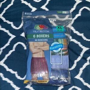 Fruit of the Loom Men's Boxers - Plaid and Solid Assortment - 4 Pairs